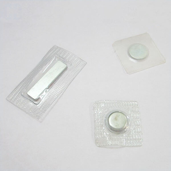 10 Set 15x2mm PVC Invisible Hidden Sew in Magnetic Snaps DIY Neodymium Magnet Pu 