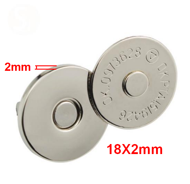18 MM Thin Magnetic Snaps