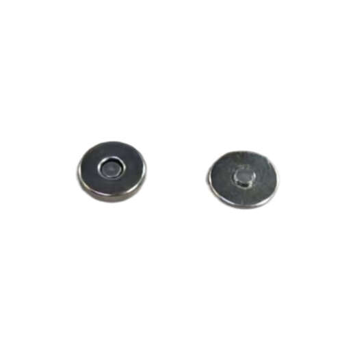 Conductive Magnetic Snap No Prong flat back for injection molding