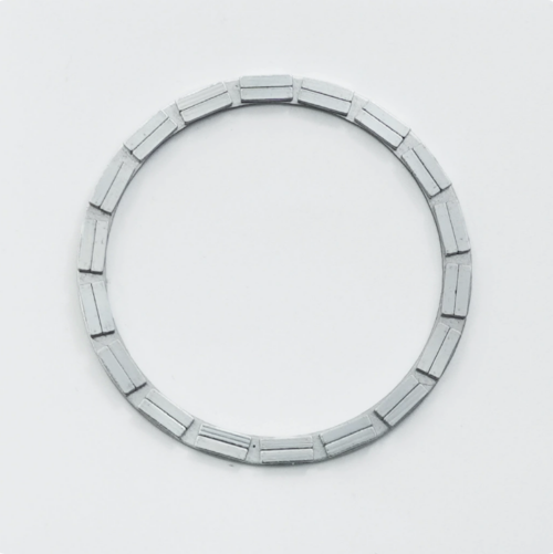 Closed O-shape segmented magnetic ring assembly OD54*ID46 for wireless charging injection molding