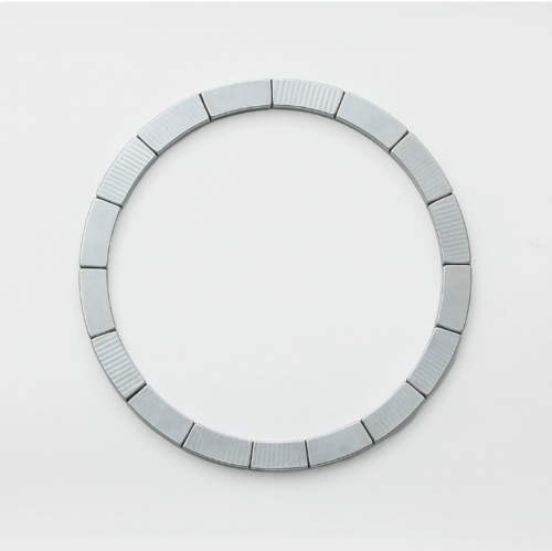 Closed O Shape Magnetic Ring Assembly, circular closed magnetic ring for electronics and injection molding